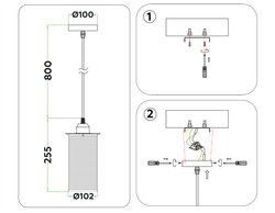 Ambrella Подвесной светильник в стиле лофт Loft TR8161