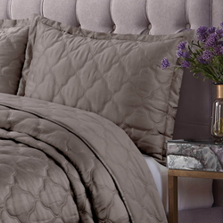 Покрывало 240x260 и 2 наволочки 50х70 Sofi De MarkO Одри коричневое