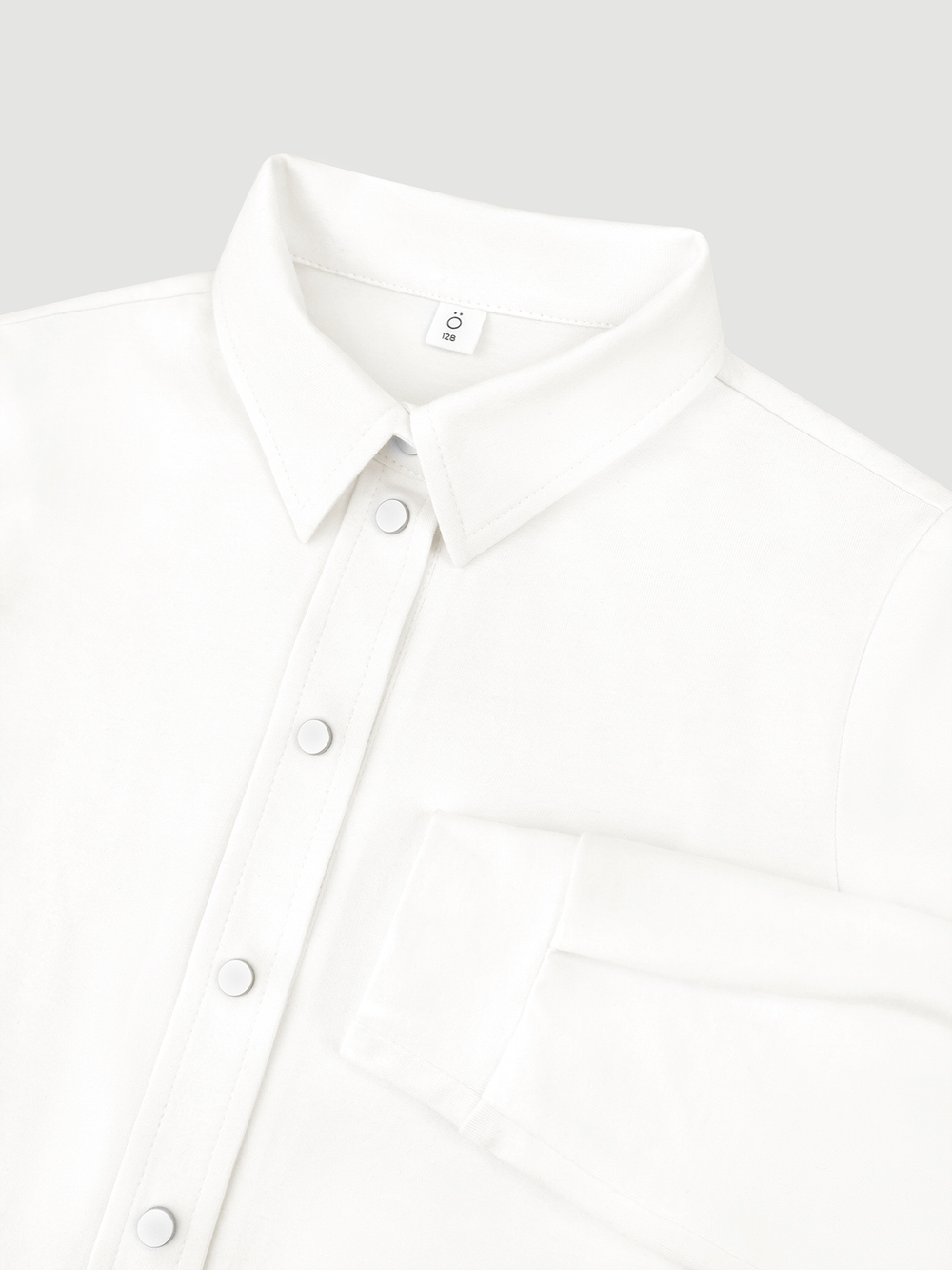 ПРЕДЗАКАЗ Рубашка с отложным воротником Mjölk Молочный