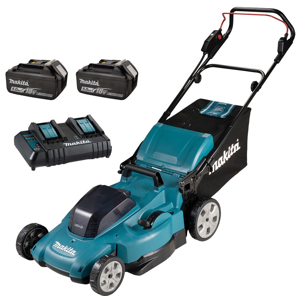 Газонокосилка аккумуляторная Makita DLM538CT2