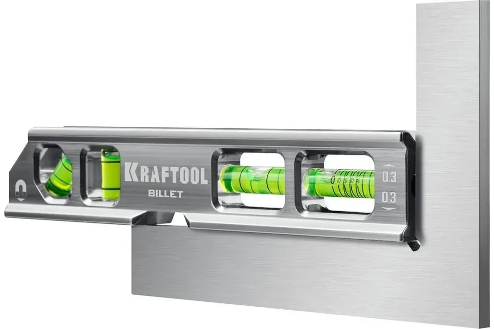 Брусковый магнитный уровень KRAFTOOL 8-в-1 20 см 34790