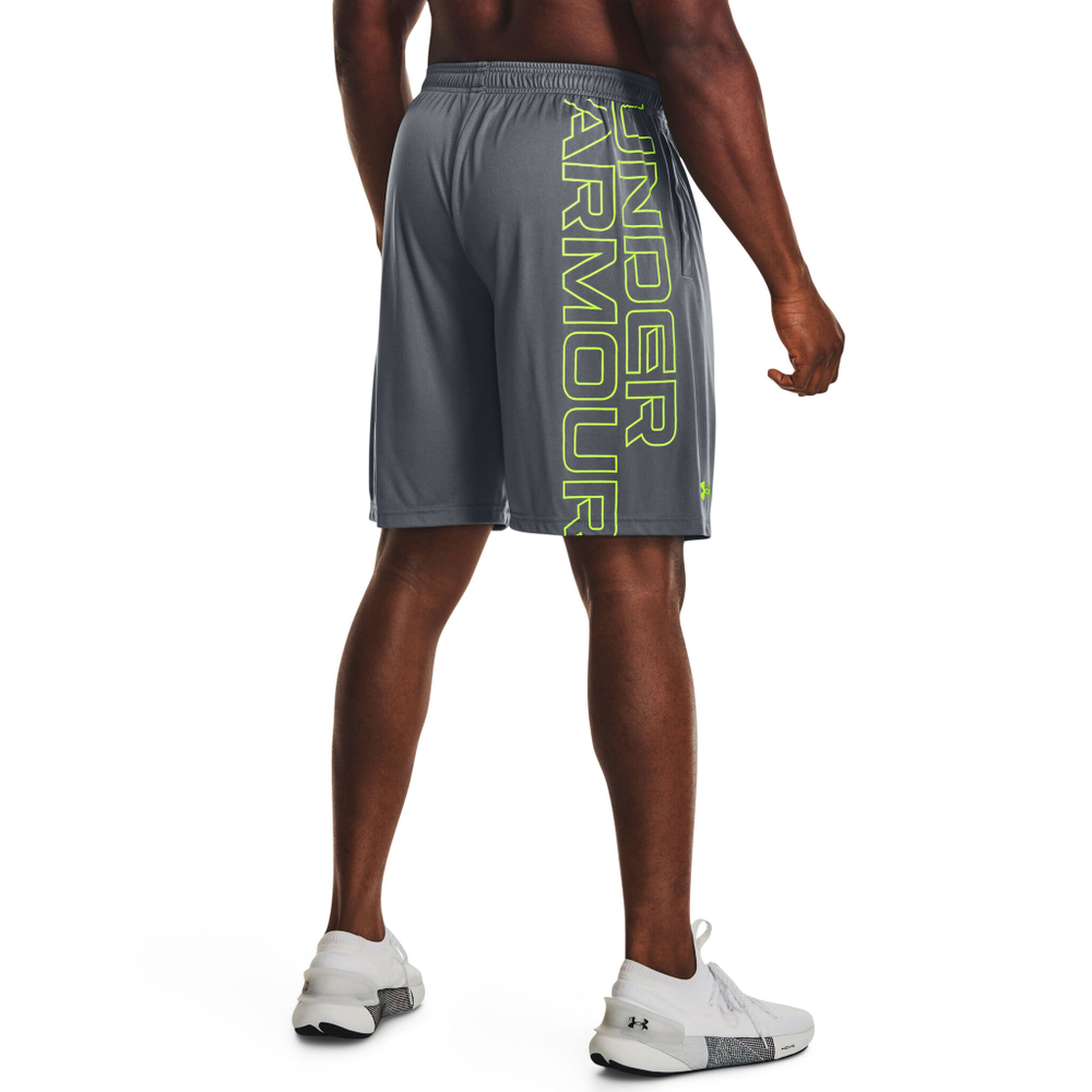 Мужские теннисные шорты Under Armour Tech WM Graphic Shorts Men - Grey, Yellow