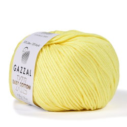 Пряжа Baby Cotton XL 50 г,105м,50%хлопок, 50%акрил (цена за 1 шт)