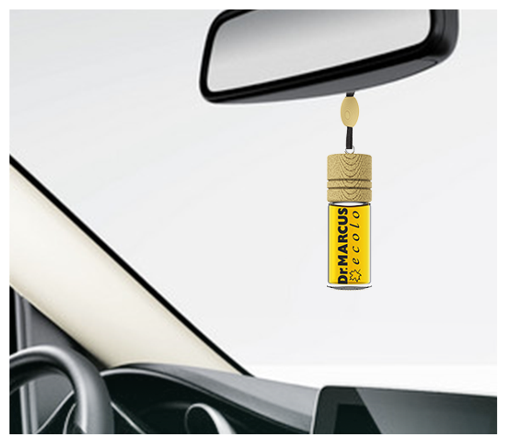 АВТОМОБИЛЬНЫЙ ОСВЕЖИТЕЛЬ ВОЗДУХА СО СТЕКЛЯННОЙ ПОДВЕСКОЙ "DR.MARCUS" ECOLO GRAPEFPUIT 4.5ML