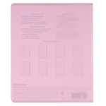 Тетрадь, 12 листов, клетка, пластик, Erich Krause, Pastel, Классика CoverPrо, розовая