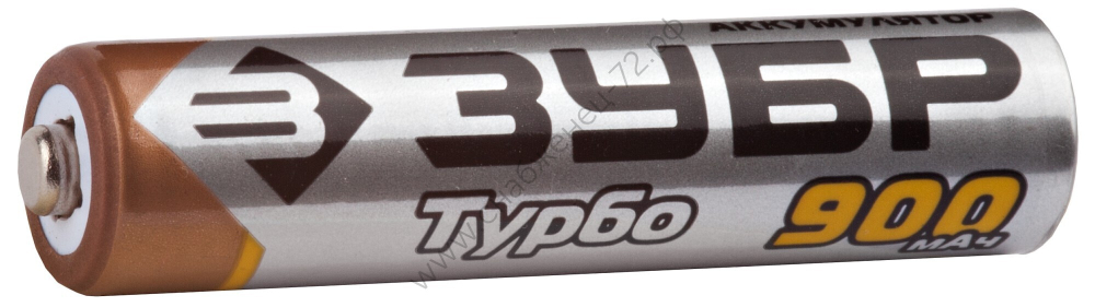 Аккумулятор ЗУБР с низким саморазрядом ″ААА″, 900 мАч, никель-металлгидридный, 2шт