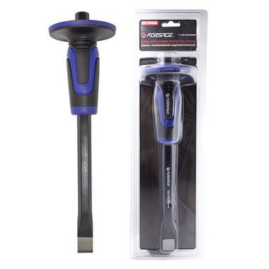 Зубило c прорезиненной защитной рукояткой 19мм (L-305мм),в блистере Forsage F-60219305HQ