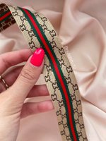 Тесьма Гучч. песочная 30 мм. жаккард