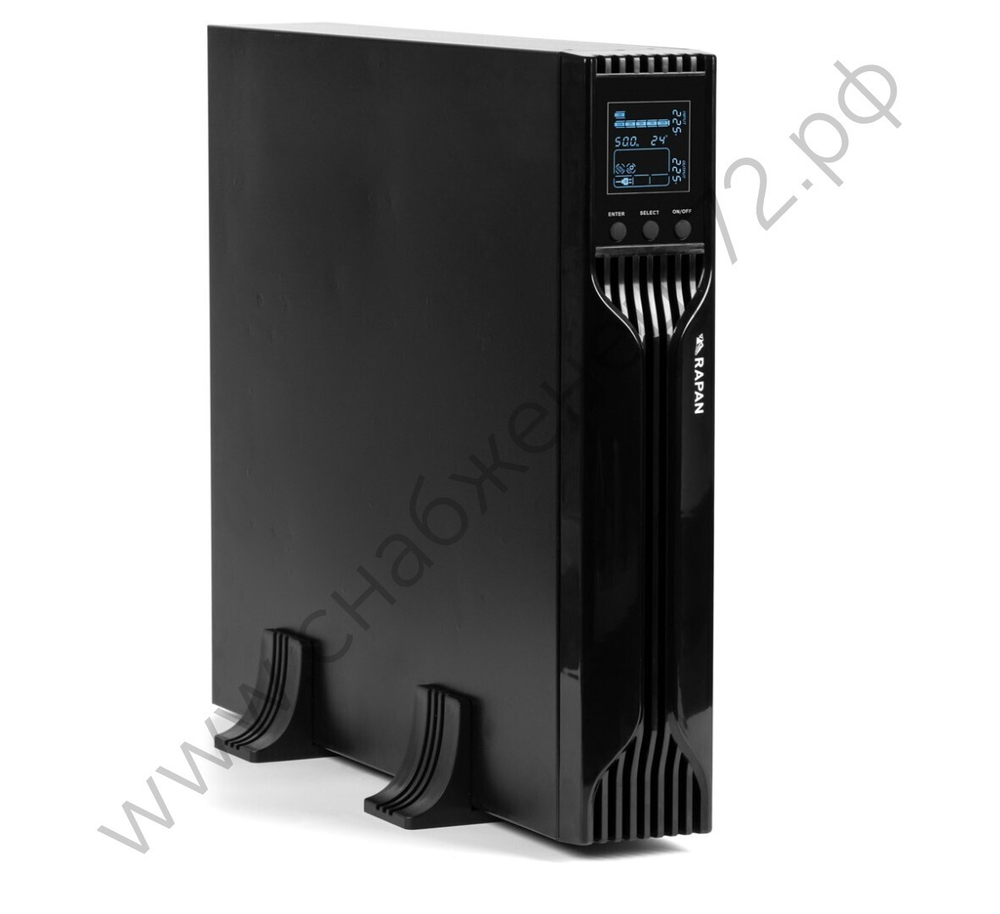 RAPAN-UPS 3000-RACK-IN-4X9-E ИБП 2100 Вт, Line-interactive, синус, встроенные АКБ 6 шт.x 9Ah