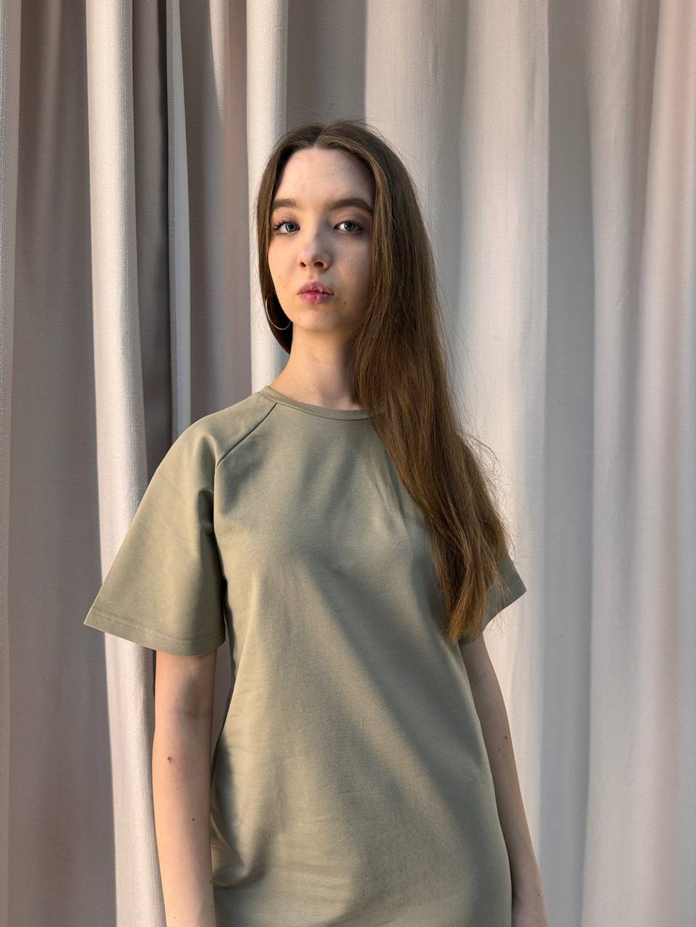 Платье футболка Мини