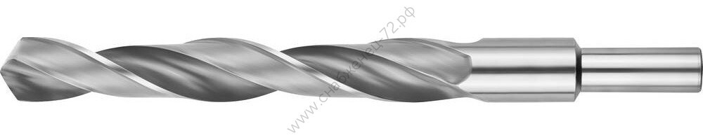 ЗУБР 18.5х198мм, Сверло по металлу, проточенный хвостовик, сталь Р6М5, класс В