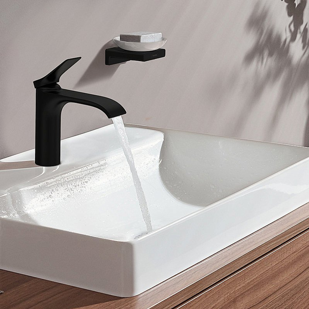 Смеситель для раковины Hansgrohe Vivenis 75022670 черный матовый