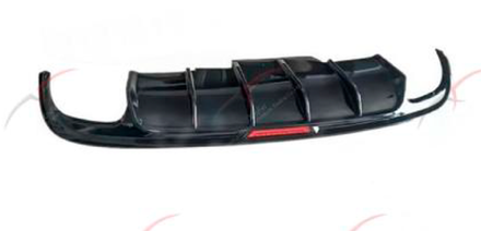 Карбоновый диффузор заднего бампера для Jaguar XE 2015-2019 Ягуар