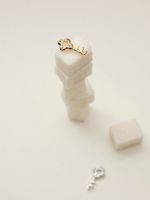 Подвеска Ключик на шнурке, позолота