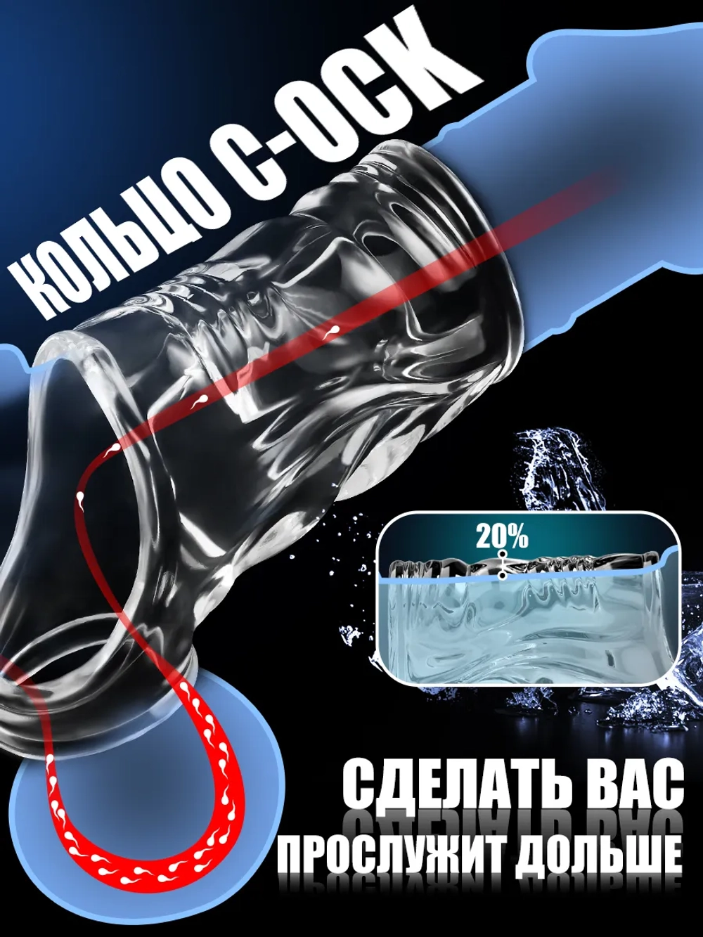 Насадка для удлинения пениса