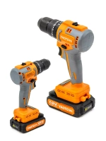 Аккумуляторный шуруповёрт-дрель YAOTO BS 68VF с бесщёточным двигателем и комплектом 2 АКБ