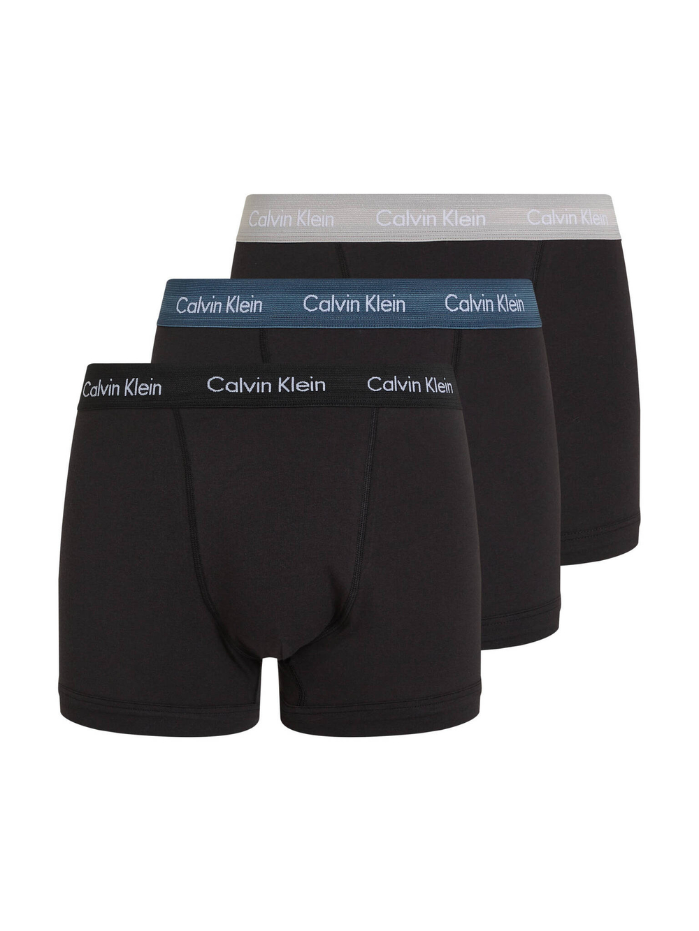 трусики-боксеры 3-pack Calvin Klein Underwear - голубой(0000U2662G)