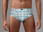 Набор из 2 клетчатых трусов-слипов (Размер: XL) (Цвет: разноцветный)