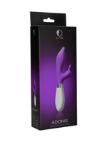 Вибратор с клиторальным стимулятором Adonis (фиолетовый) (Цвет: фиолетовый)