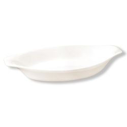 Блюдо овальное 21,5*11,5 см с ручками белое фарфор P.L. Proff Cuisine [9]
