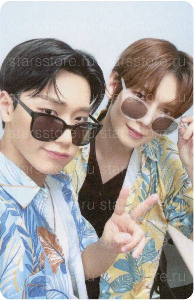 Фотокарта San &amp; Yeosang ATEEZ - GOLDEN HOUR : Part.1 (EVERLINE)