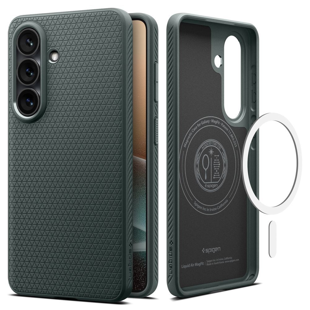 Чехол Spigen Liquid Air Mag Magsafe Galaxy S26+ Plus Abyss Green