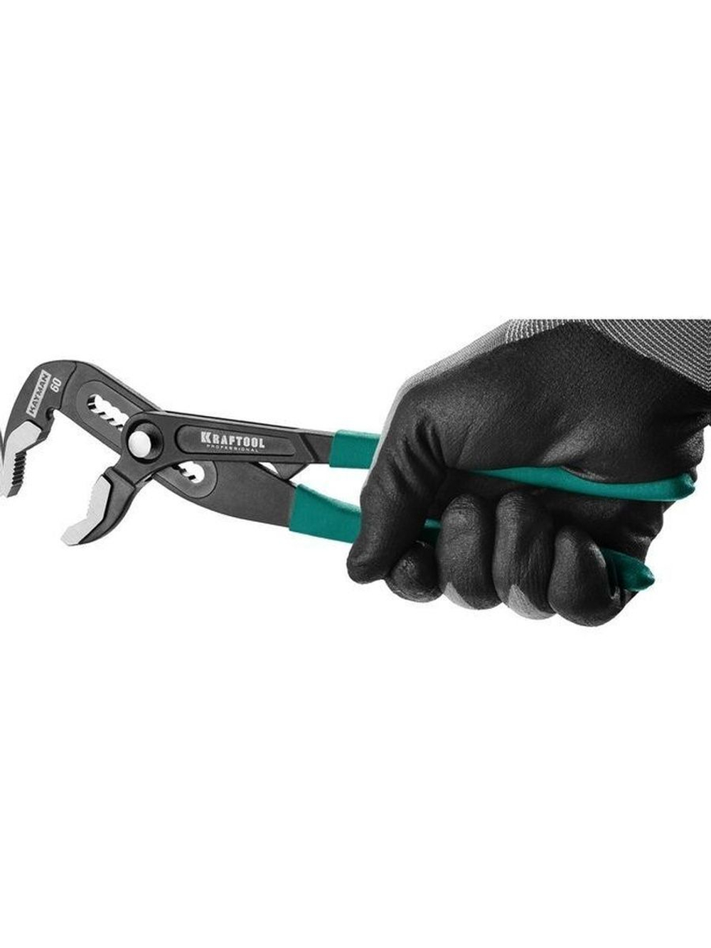 Клещи переставные KRAFTOOL KAYMAN 250 мм, захват до 60 мм/ 2", с быстрой регулировкой