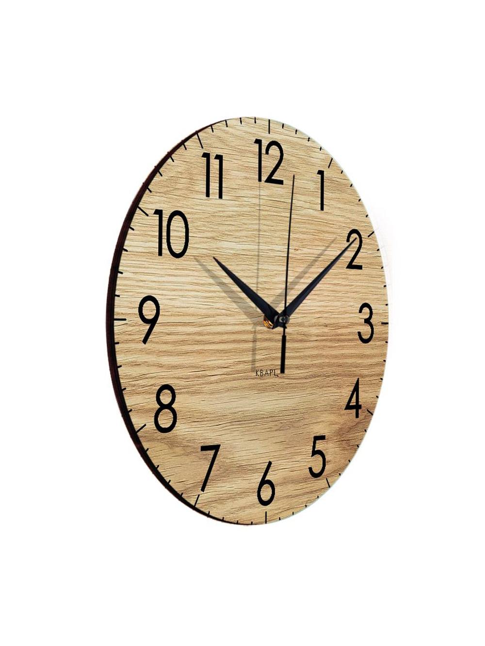 Часы настенные бесшумные деревянные интерьерные