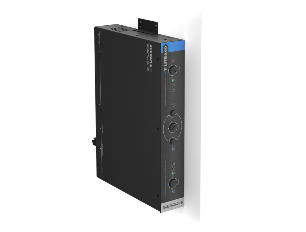 CVGAUDIO NEXT T-LITE 240 Профессиональный микшер-усилитель 240W/100V, D-class, 2 Aux-in, Mic in, подключение внешних панелей управления, 1U