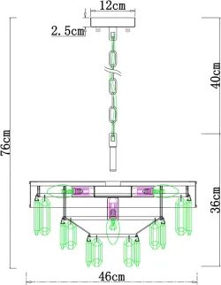 Подвесная люстра Arte Lamp