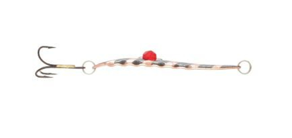 Блесна колебалка Kuusamo Kruunu 85/19 (бусинка) CBR/Ye/BL-S