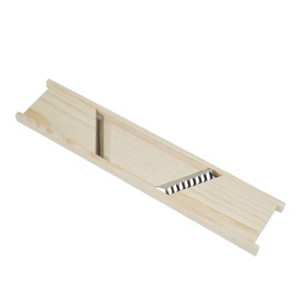 Терка деревянная 33,5х7х1,5см, большая, универсальная, металлическое лезвие