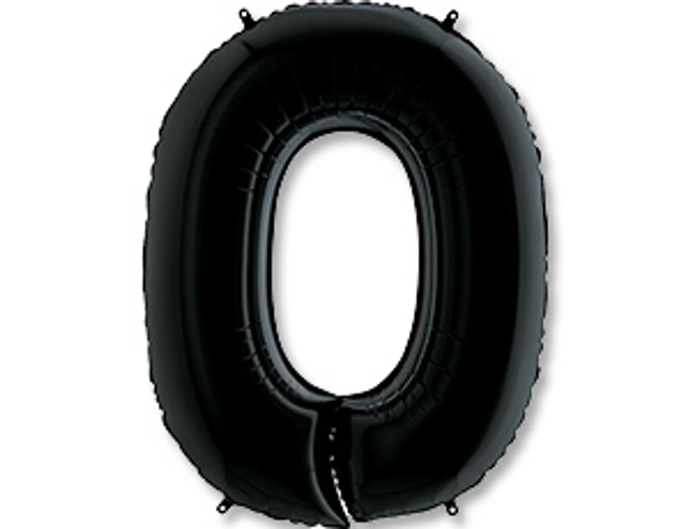 Г ЦИФРА 0  40" Черный