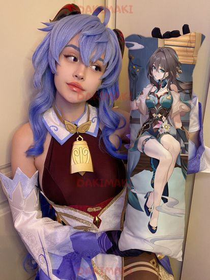 Мини дакимакура Жуань Мэй Хонкай Стар Рейл арт. M1148, 60х20 см