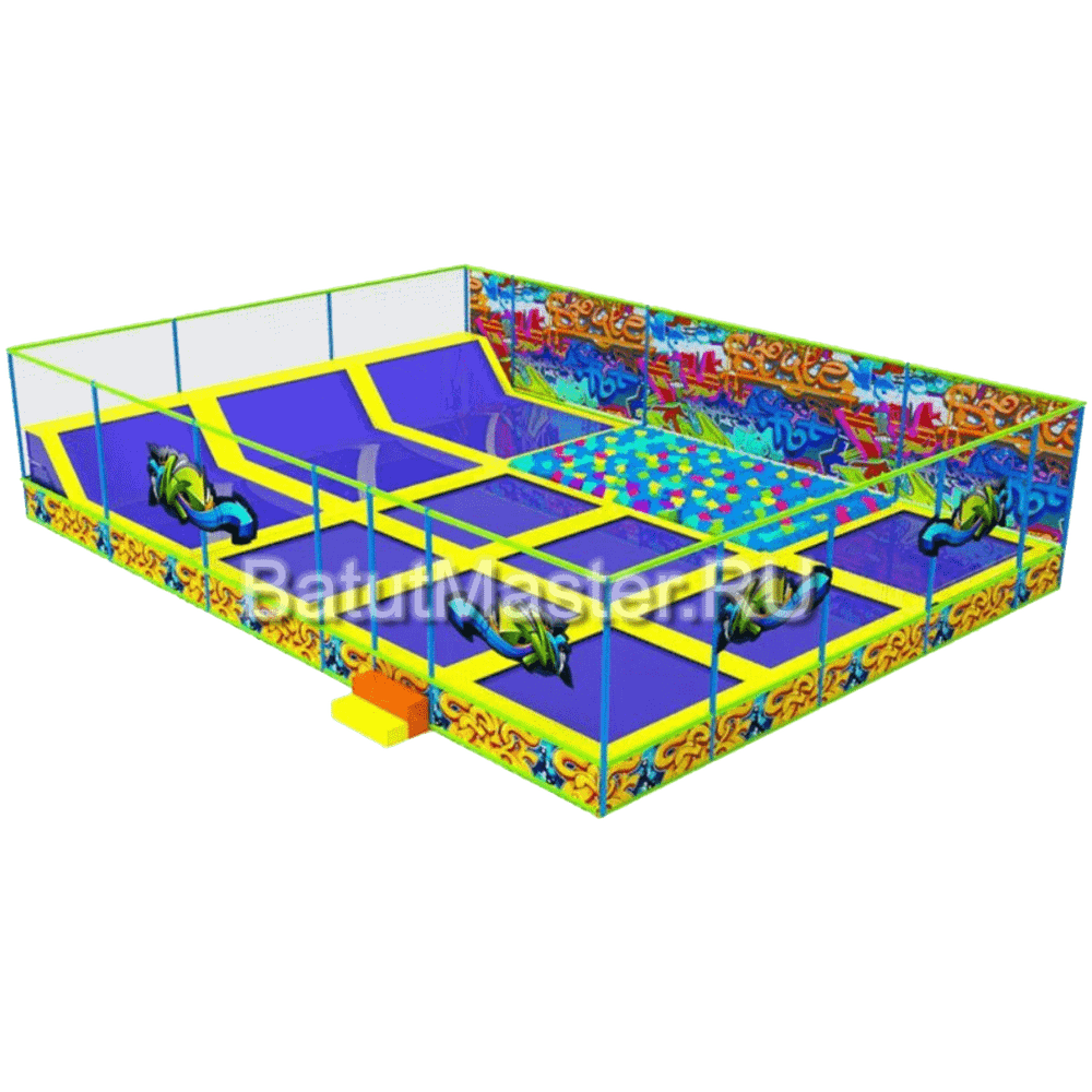 Батутная арена «Полёт» 11,5x8,5x3 м