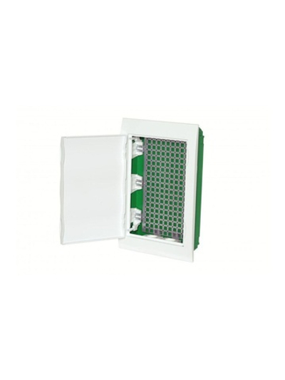 Корпус встраиваемый City9 Box IT 3 ряда 36мод. 2 розетки с бел. дверцей SE EZ9E312P2FIT