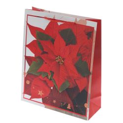 GAEM Пакет подарочный (бумага 210г/м2, блок 12шт), L26 W10 H32 см, 4в.