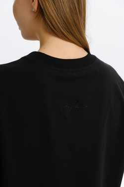 Футболка Mazzika Unisex Oversize OneSize, цвет черный