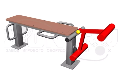 Уличный тренажер для мышц бедра