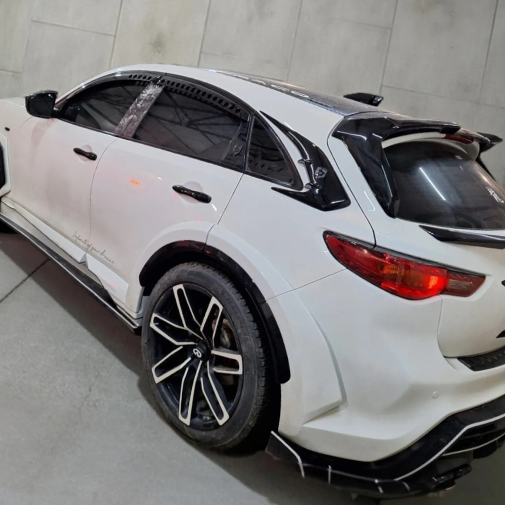 Накладки на задние крылья стойки QX70