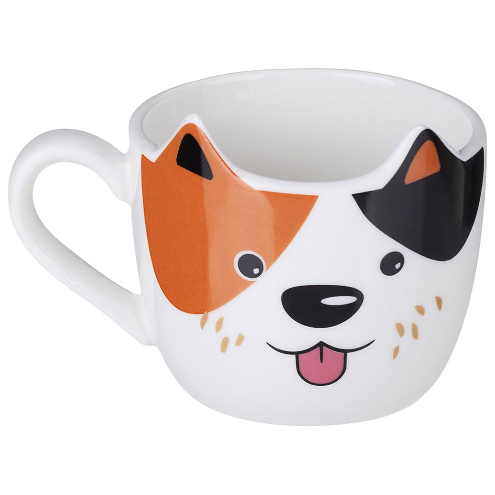 НАБОР ДЛЯ ЗАВТРАКА LEFARD "DOG", 2 ПР.: КРУЖКА 190 МЛ, ТАРЕЛКА 18*12 СМ