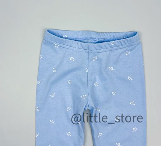 Бриджи "Грушевый сад" хлопковые, небесно-голубые