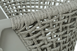 "Амстердам" плетеный стул из искусственного ротанга, цвет серый