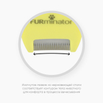 Фурминатор FURminator XS для миниатюрных собак с длинной шерстью