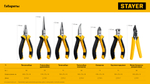 STAYER 120 мм, Мини-тонкогубцы изогнутые (2218-3)