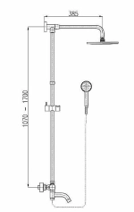Душевая система Rav-Slezak TERMOSTAT TRM88.5/5 хром
