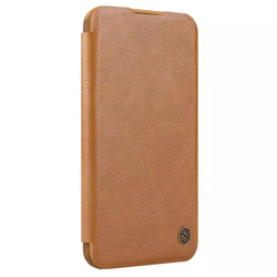 Чехол-книжка Nillkin Leather Qin PROP для iPhone 16 Pro