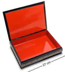 ШК-11/ 9-G Шкатулка в технике декупаж (16х22х5)