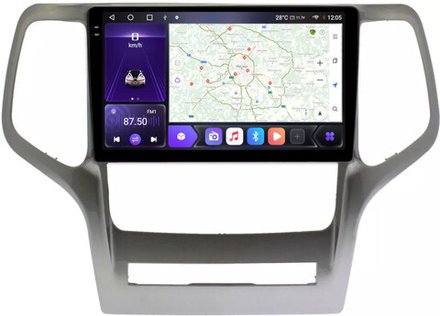 Магнитола для Jeep Grand Cherokee WK2 2010-2013 - Carmedia OL-9254 QLed+2K, Android 12, TS10,  CarPlay, 4G SIM-слот
