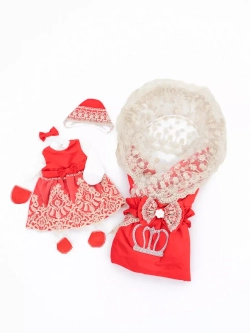 Комплект на выписку новорождённому с переноской зимний